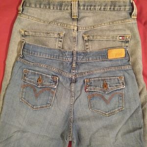 Tommy Hilfiger & Levi women's Jeans
